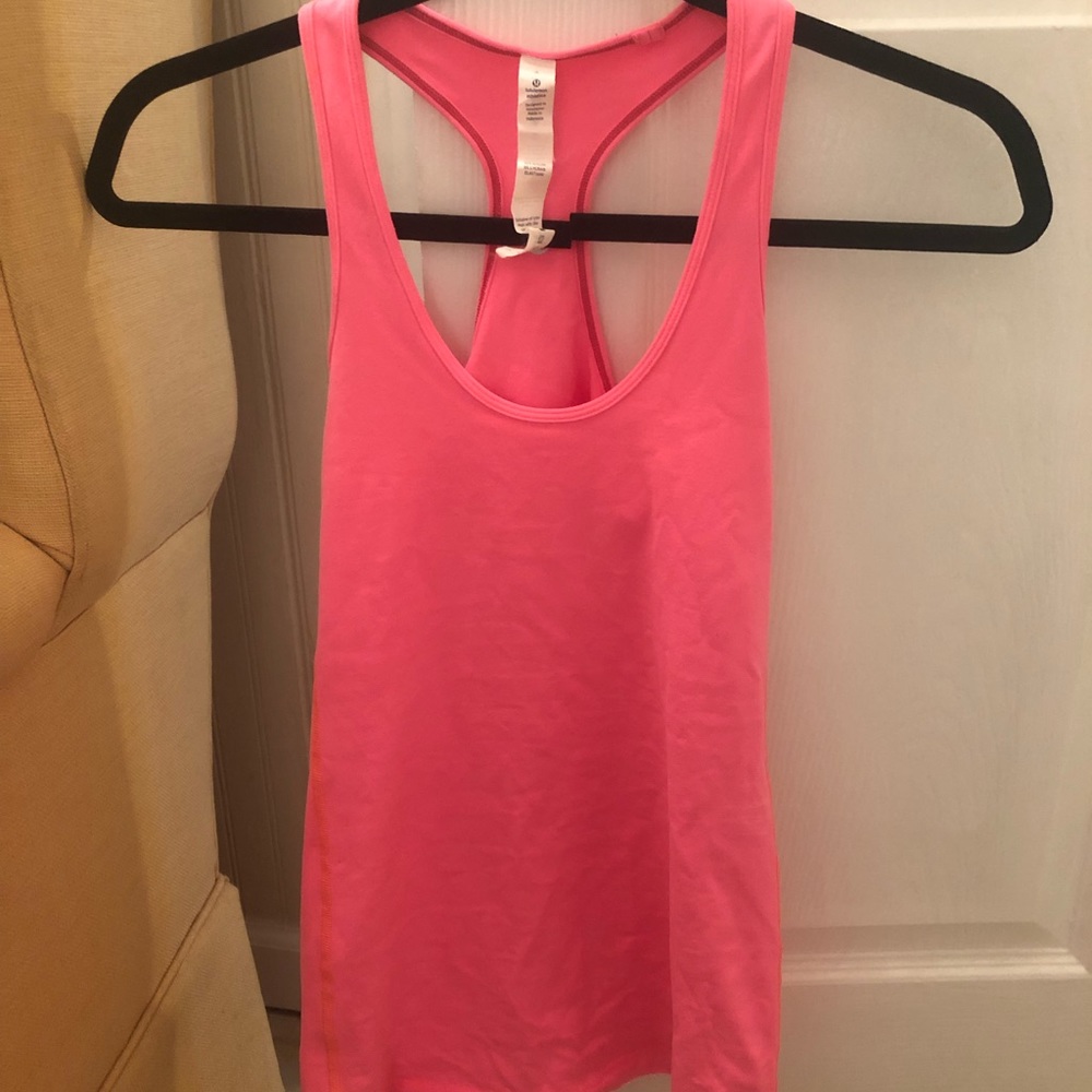 Lululemon pink tank Sz 2